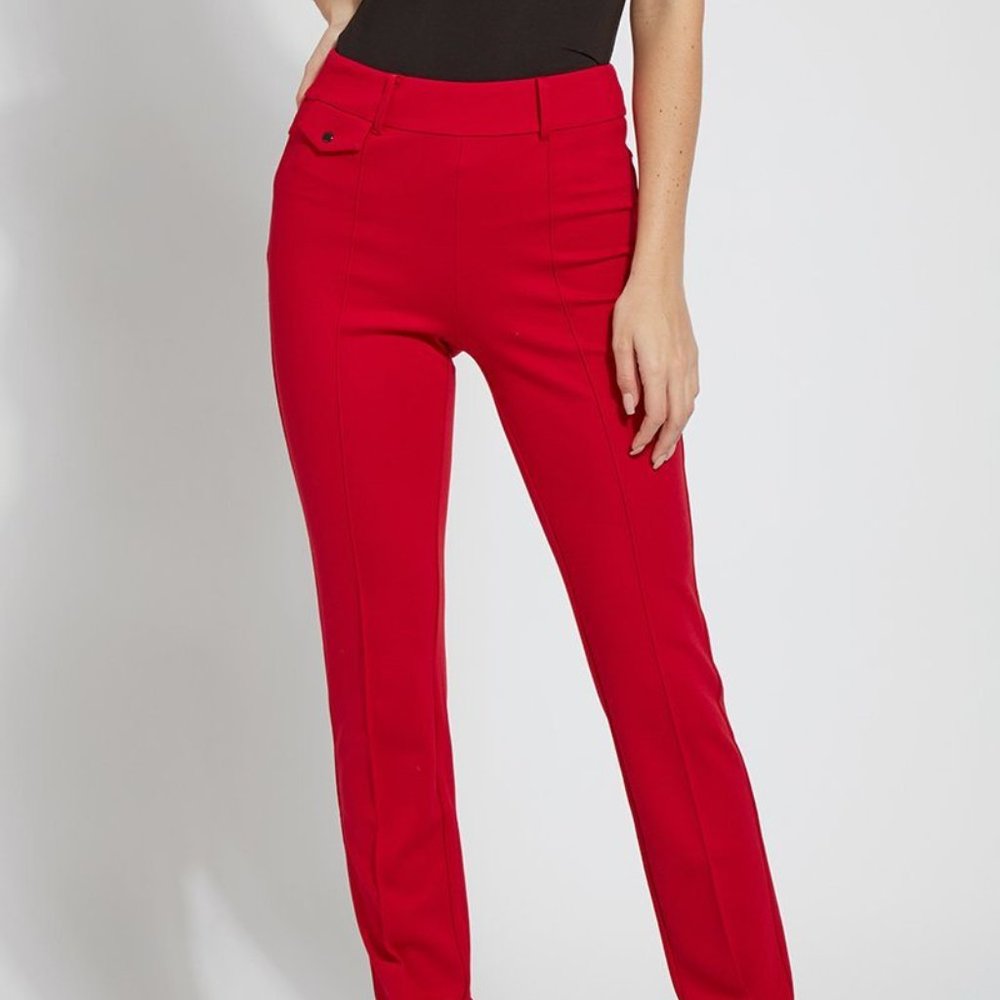 Lysse Apollo Tall Trouser Glossy Red Small